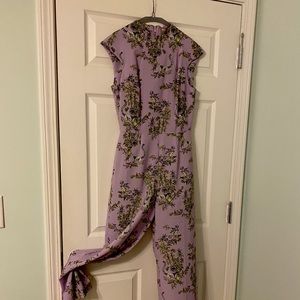 Light purple with design jumpsuit.